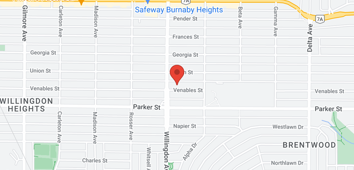 map of 4525 VENABLES STREET